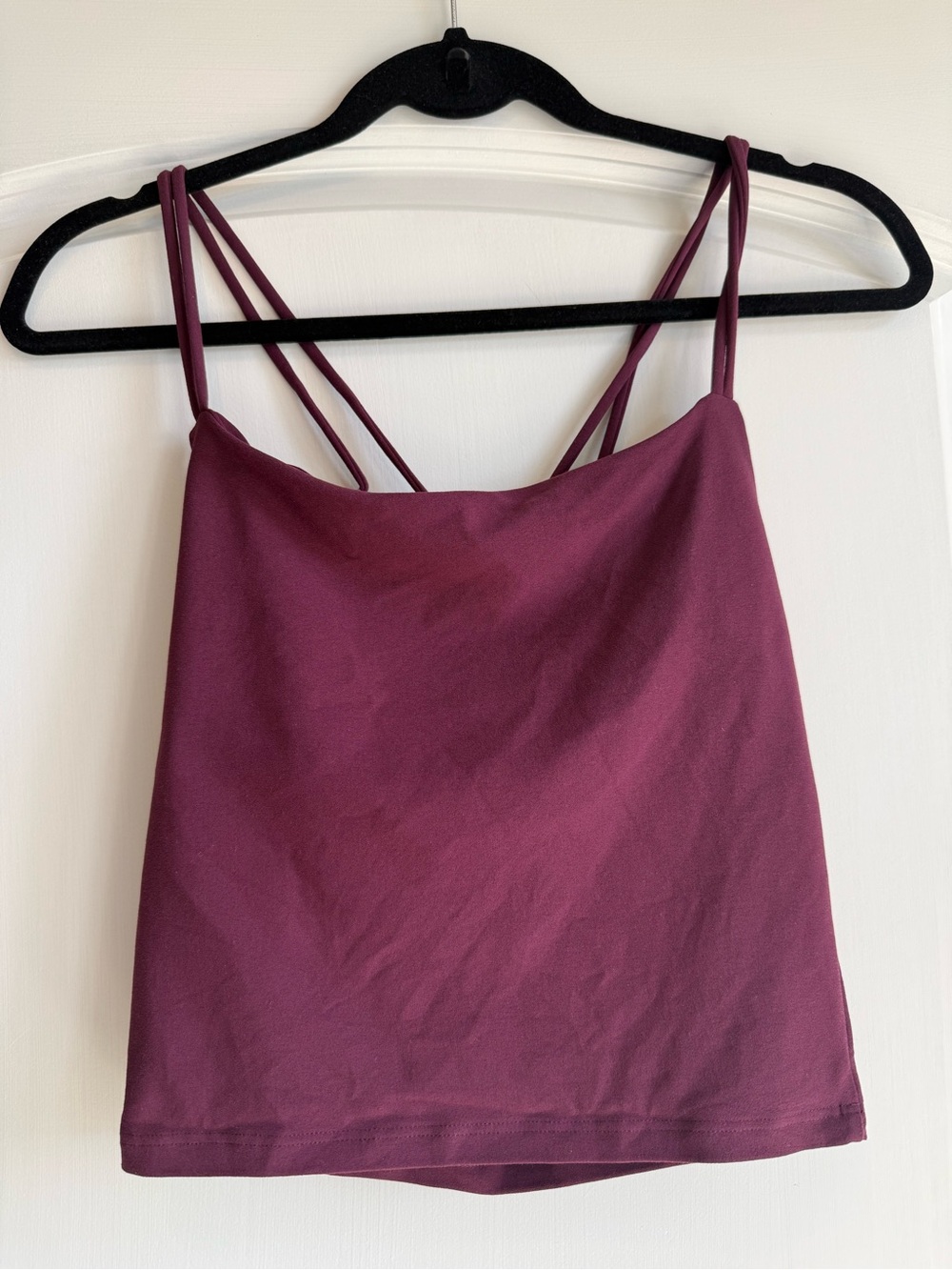 Carbon 38 Women's Strappy Cami Tank Top - Plum